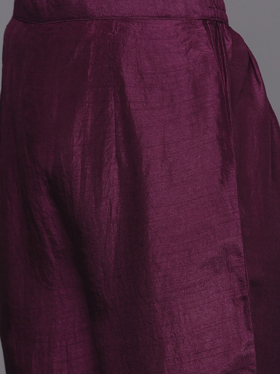 Floral Yoke Design Kurta With Trousers & Dupatta