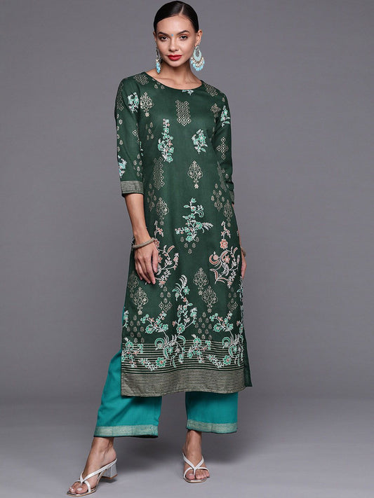 Women Ethnic Motifs Printed Kurta With Palazzos
