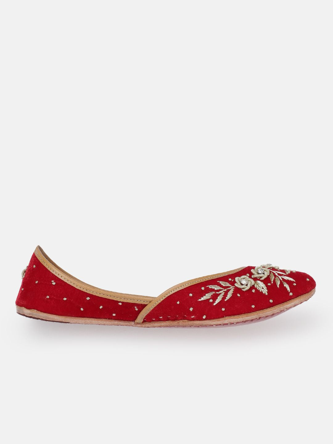 Dhiyona HOP Women Floral Embroidered Mojaris