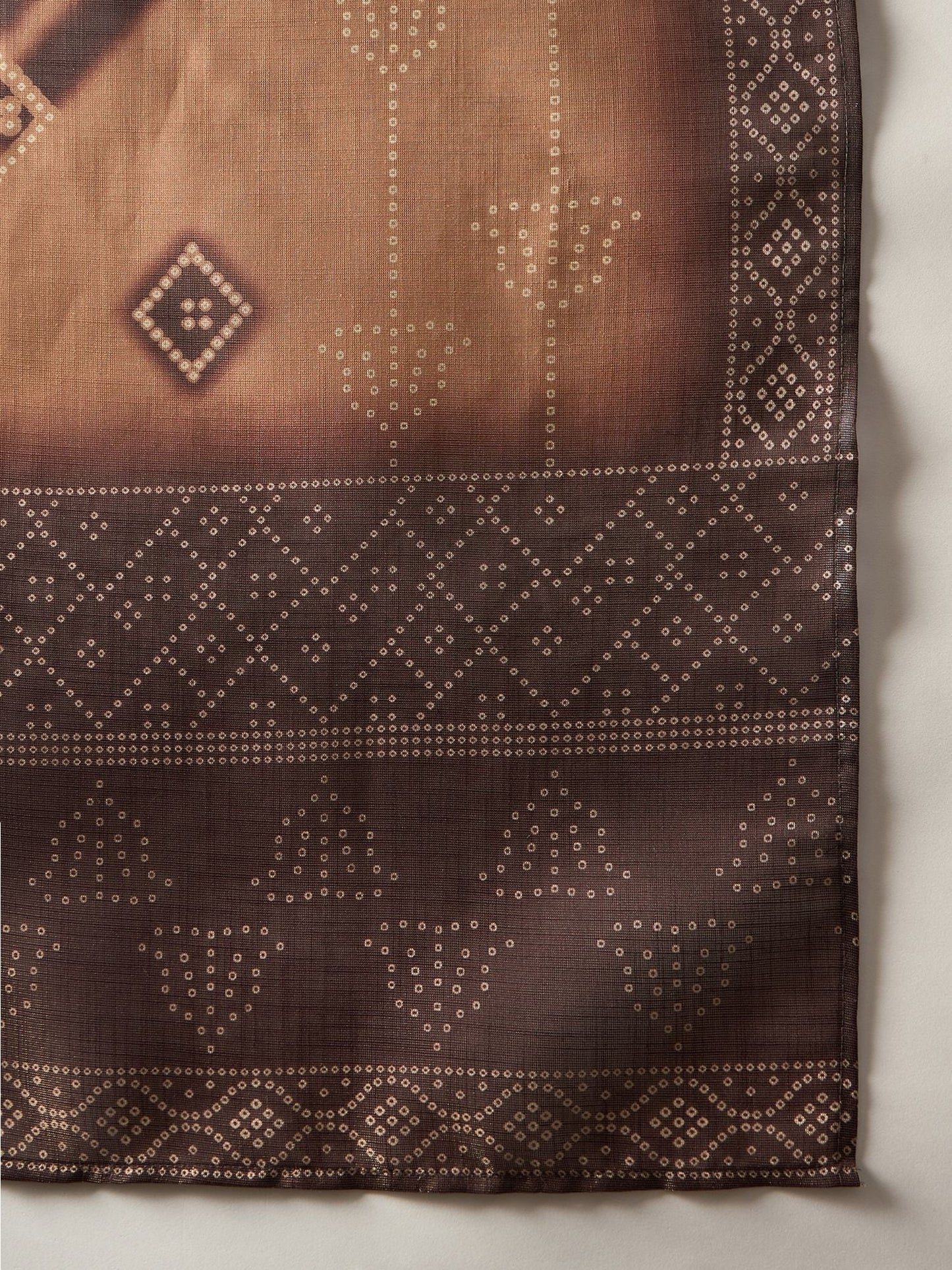 Dhiyona IE Floral Embroidered Embellished V-Neck Straight Kurta with Trouser And Dupatta