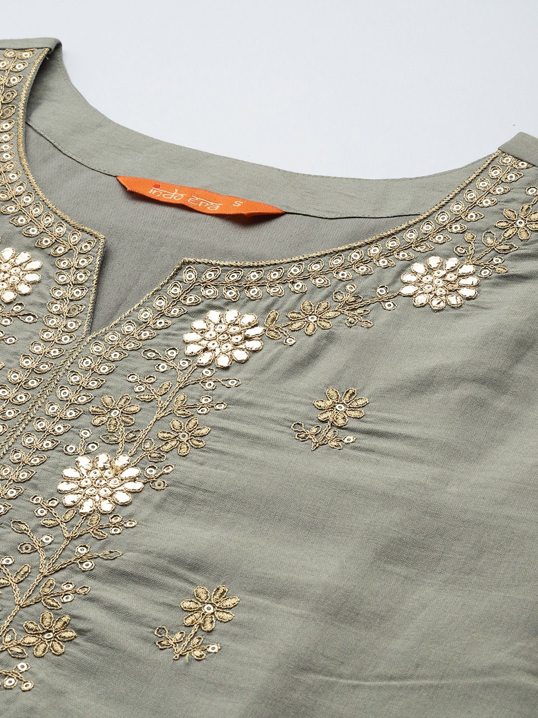 Women Ethnic Motifs Embroidered Regular Kurta with Trousers & With Dupatta