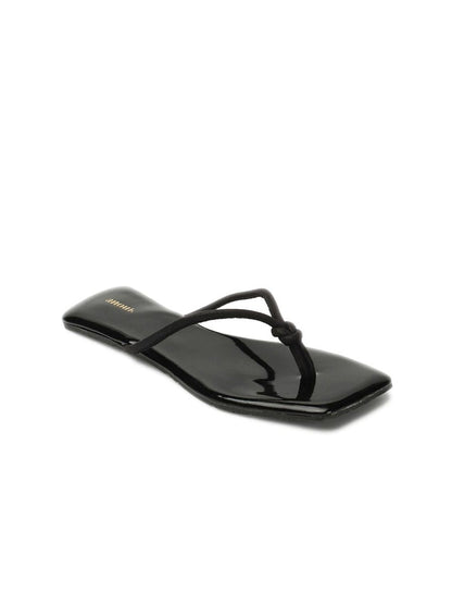 Dhiyona AK Textured Open Toe Flats