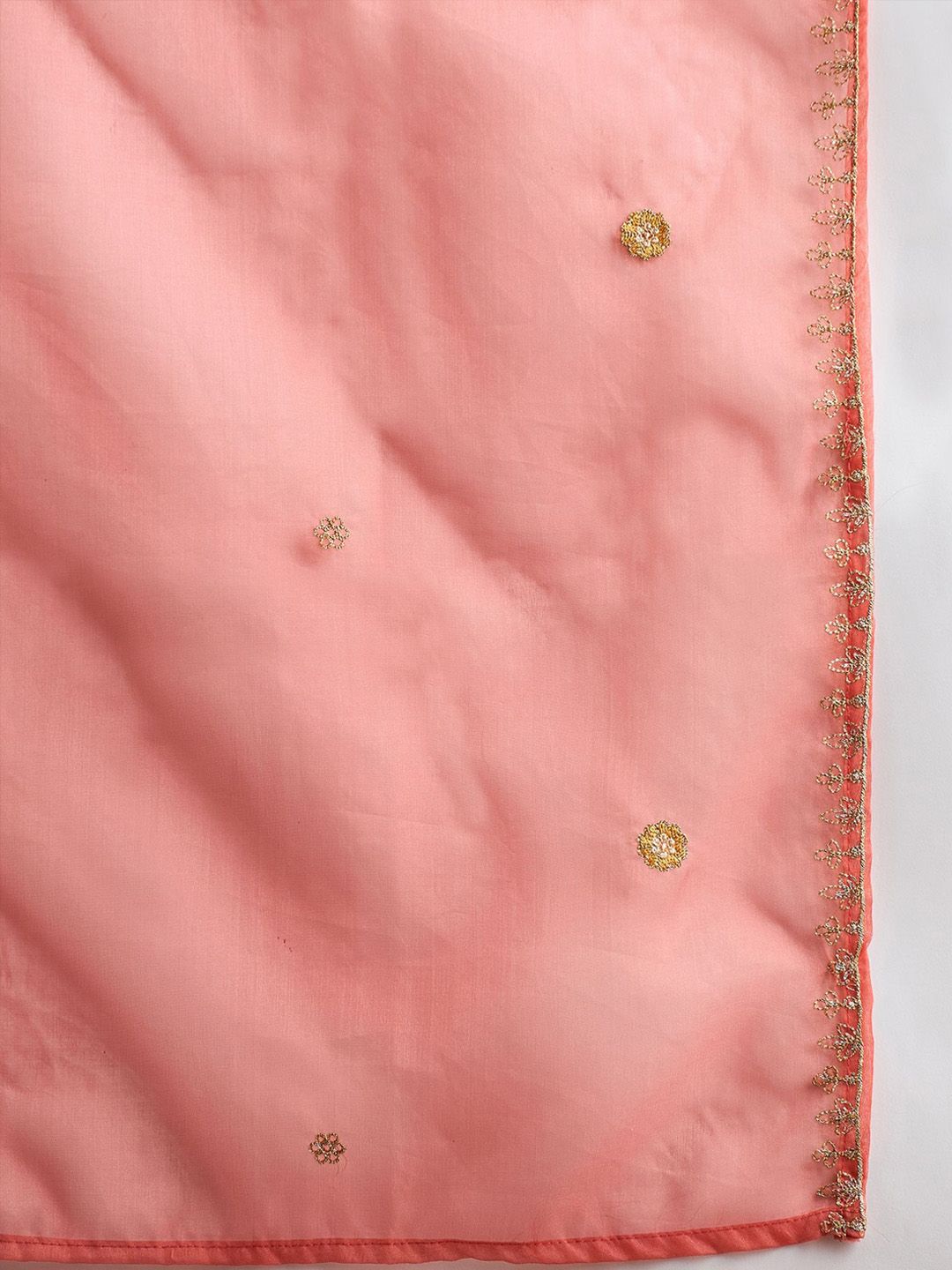 Dhiyona IE Women Floral Embroidered Regular Thread Work Kurta with Trousers & With Dupatta