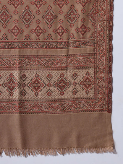 Dhiyona PA Ethnic Motifs Woven Design Jamawar Shawl
