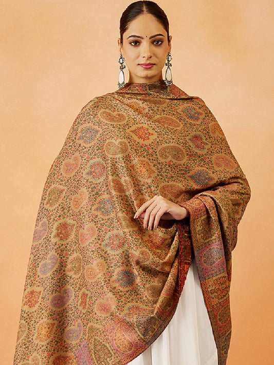 Dhiyona PA Women Paisley Woven Design Shawl