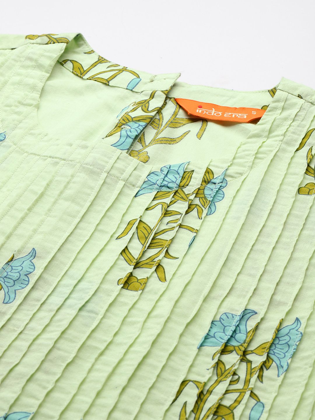 Floral Printed Regular Pure Cotton Kurta with Palazzos