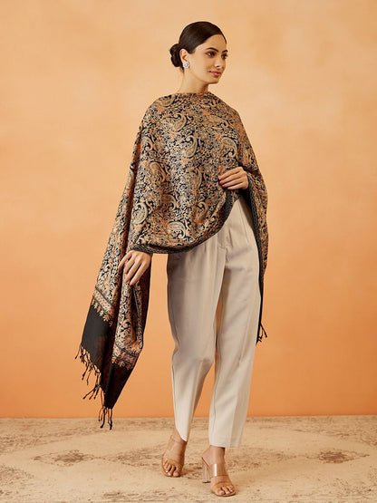 Dhiyona PA Women Paisley Woven Design Shawl