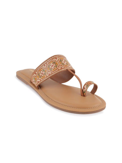 Dhiyona AK Embellished One Toe Flats