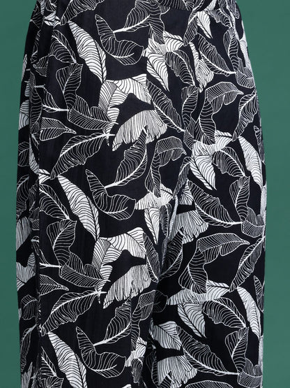 Dhiyona IE Printed Pleated Pure Cotton Tunic With Trousers