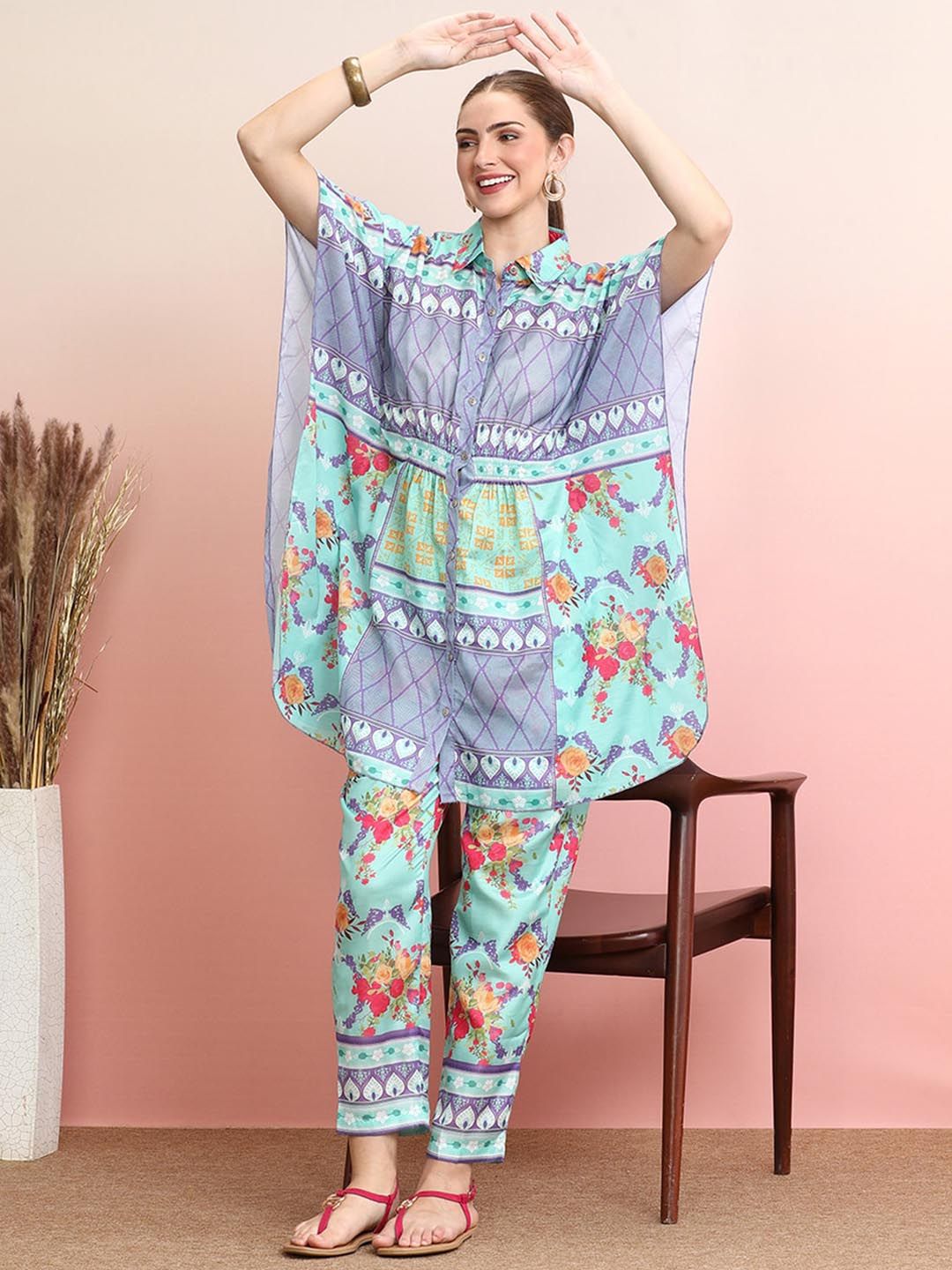 Dhiyona IE Printed Shirt & Trouser