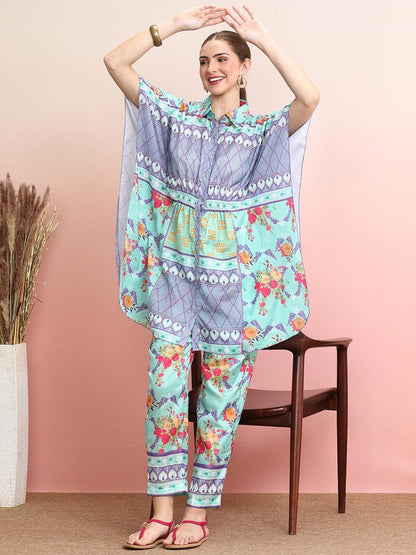 Dhiyona IE Printed Shirt & Trouser