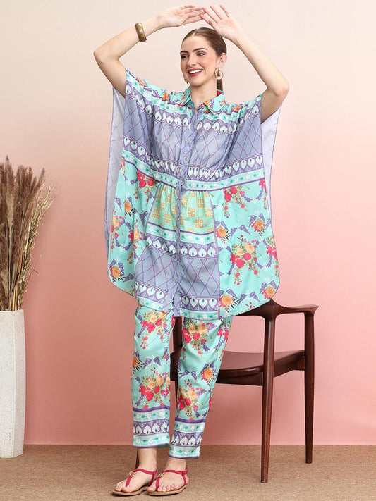 Dhiyona IE Printed Shirt & Trouser