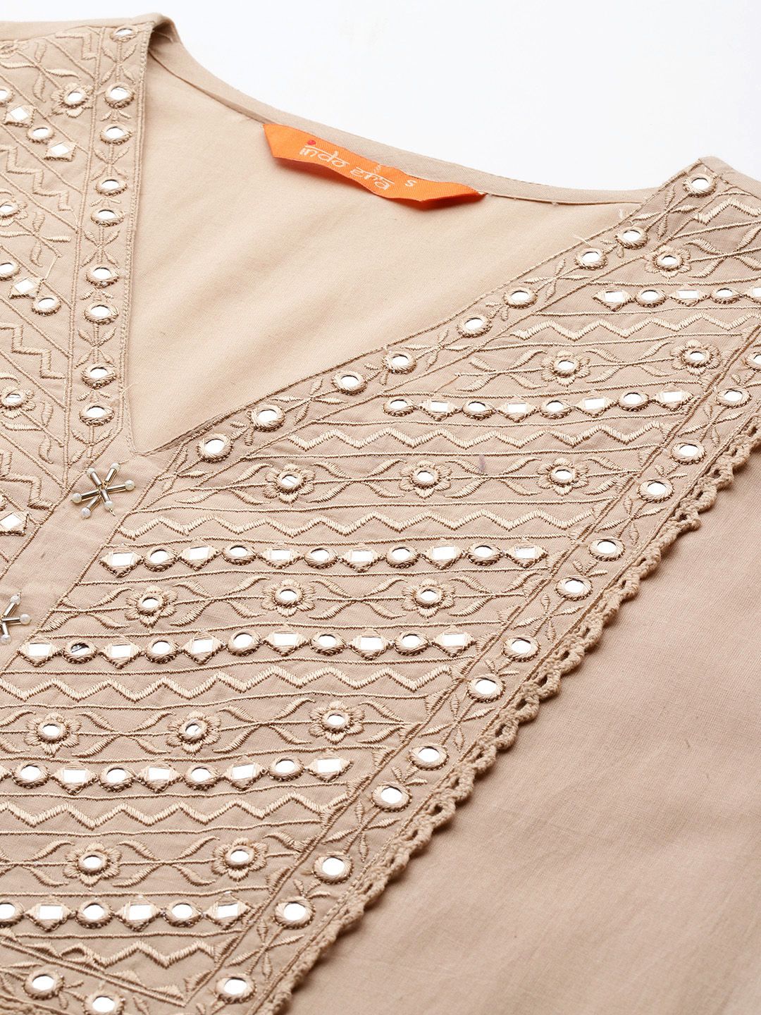 Floral Embroidered Kurta with Trousers & Dupatta