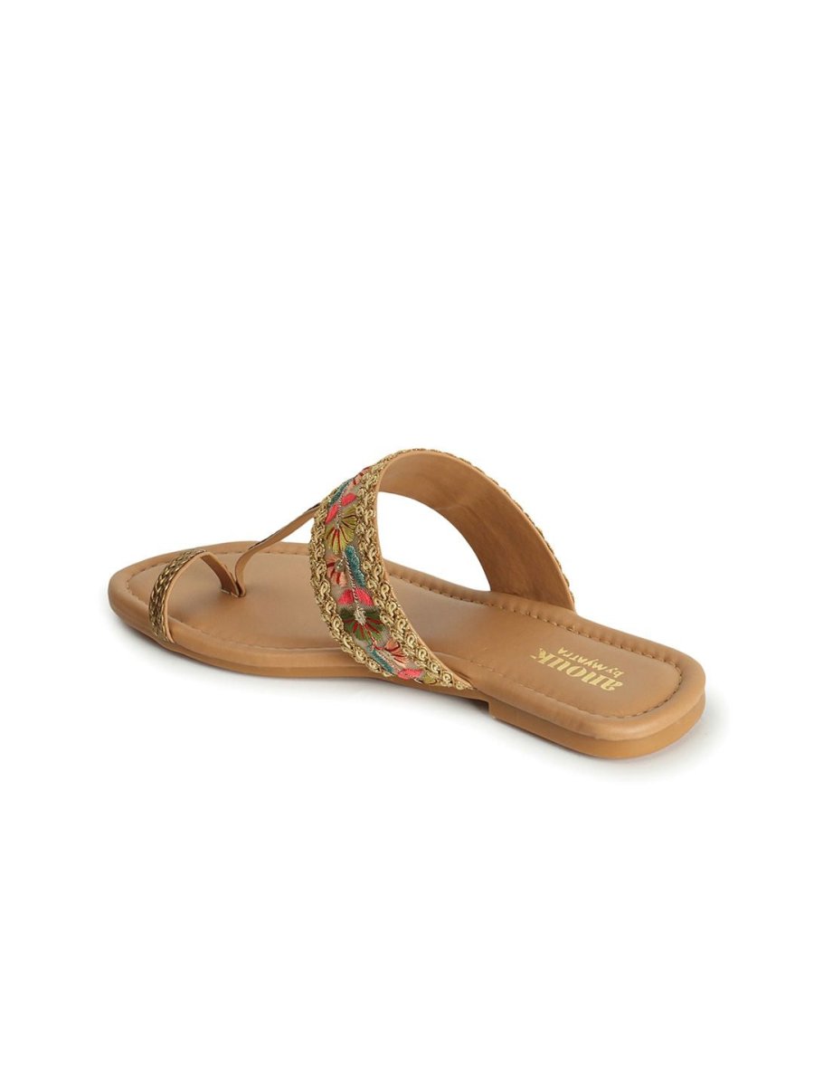 Dhiyona AK Embellished One Toe Flats
