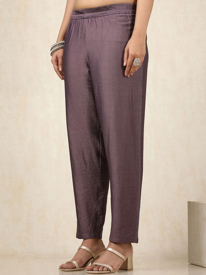 Dhiyona SO Women's Ethnic Motifs Woven Design Kurta With Trousers & Dupatta