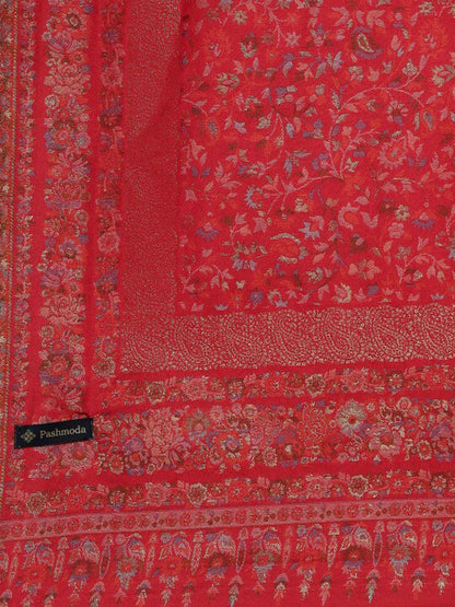 Dhiyona PA Women Red Woven Design Shawl