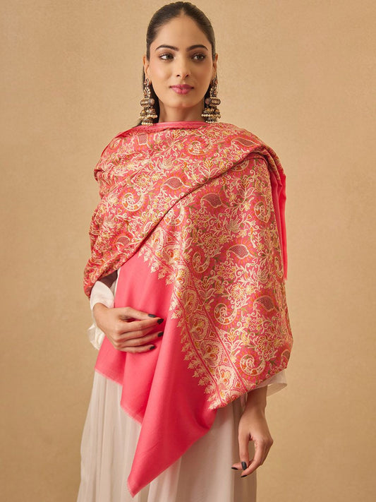 Dhiyona PA Paisley Embroidered Thread Work Shawl