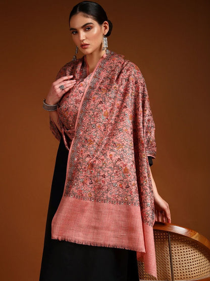 Dhiyona PA Women Floral Embroidered Shawl