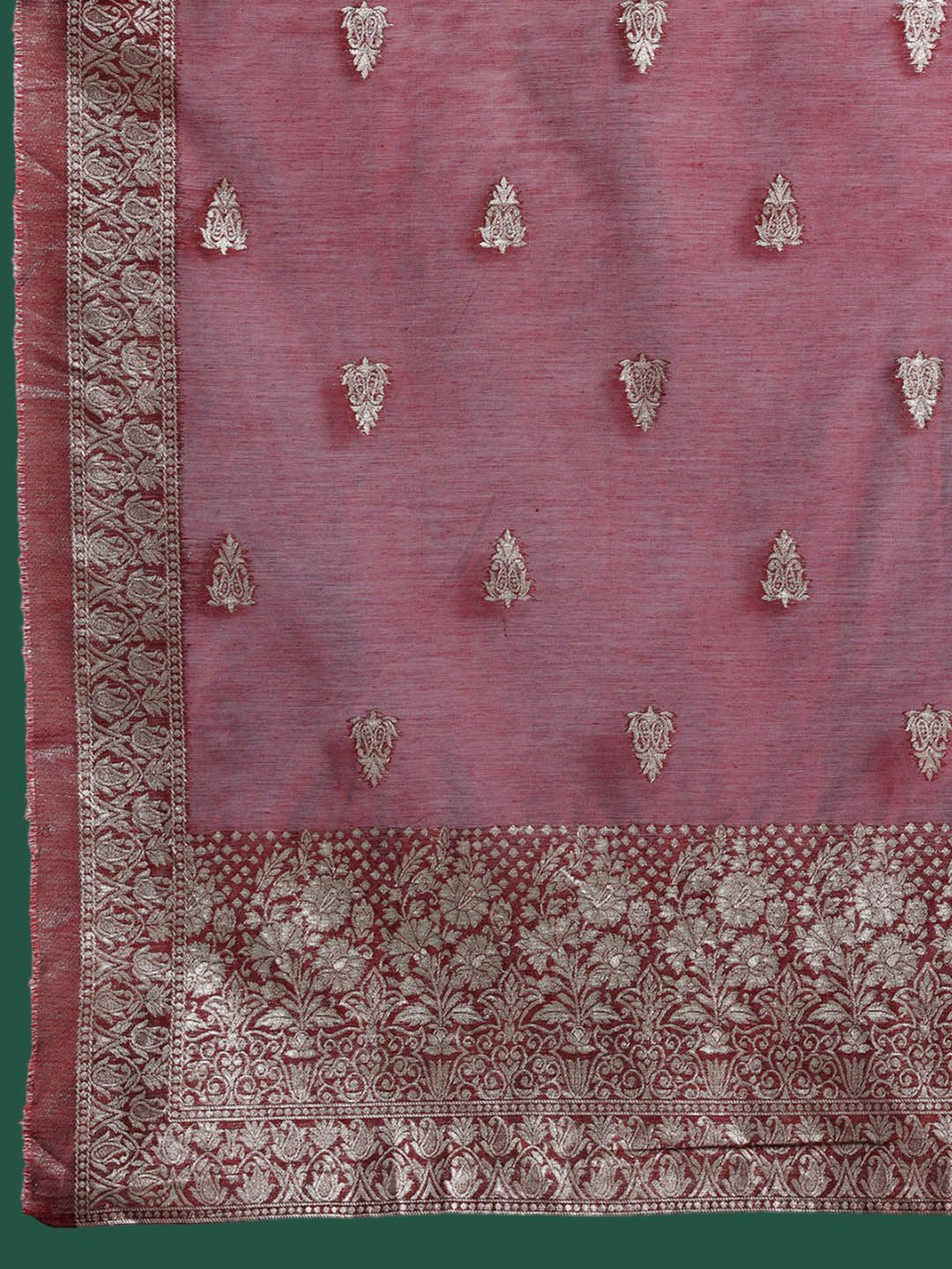 Dhiyona IE Ethnic Motifs Woven Design Straight Kurta With Trousers & Dupatta