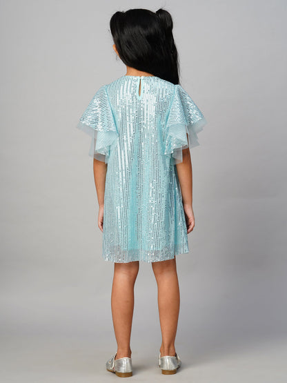 Razzle Dazzle Girls Blue Party Dress
