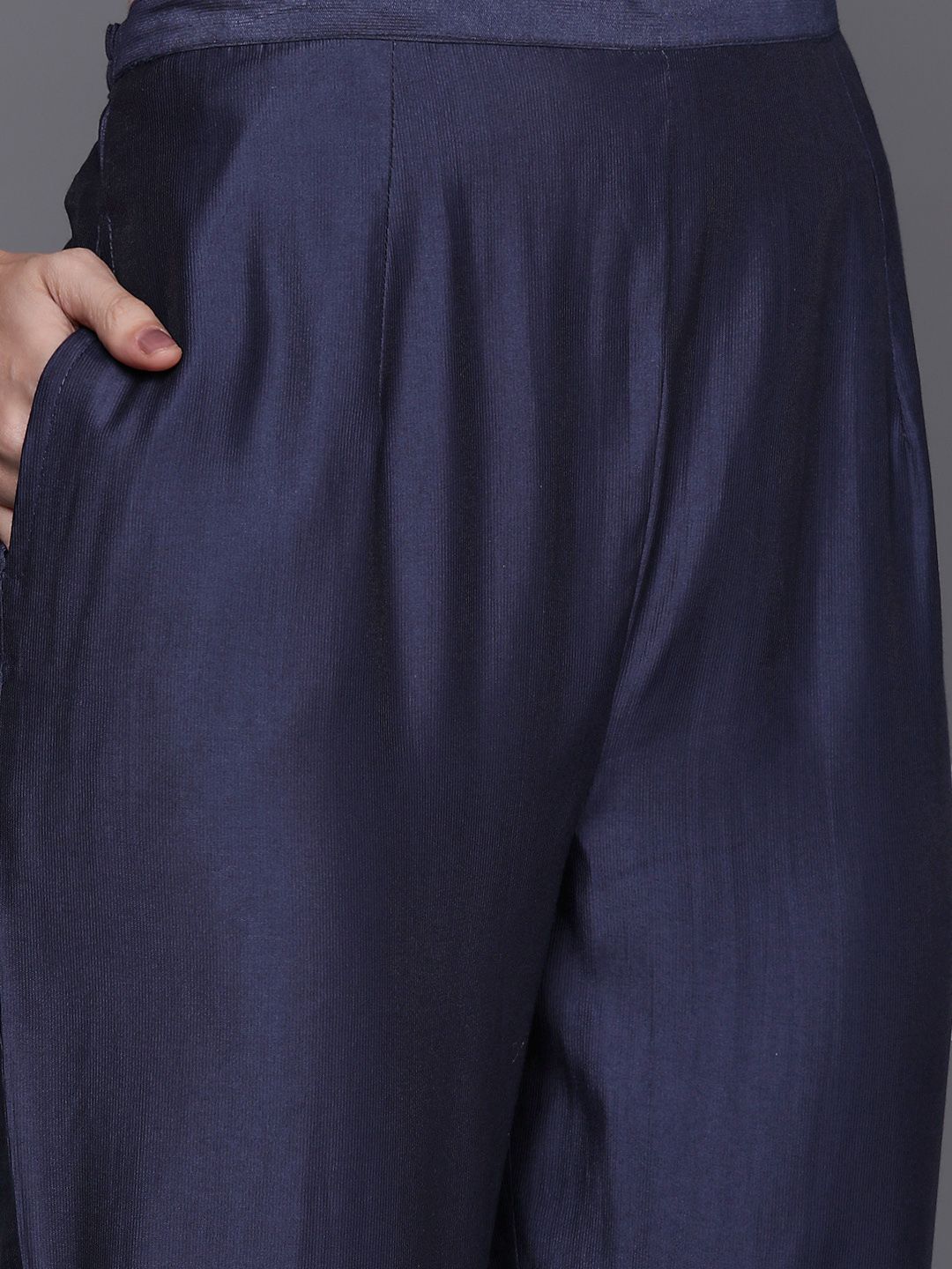 Women Empire Sequinned Kurta with Trousers & With Dupatta