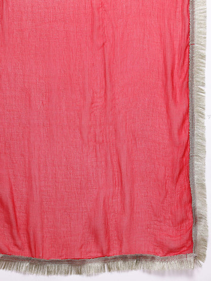 Dhiyona VA Women'sEthnic Motifs Yoke Design Kurta With Trousers & Dupatta