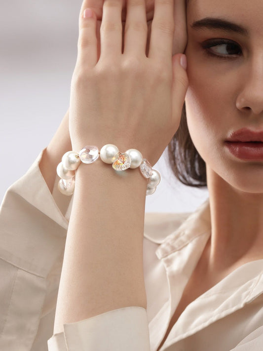 Dhiyona RJ Women's Pearl Beaded Bracelet