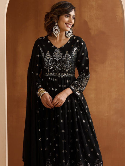 Dhiyona IS Women's Women Ethnic Motifs Printed Kurta with Trousers & Dupatta