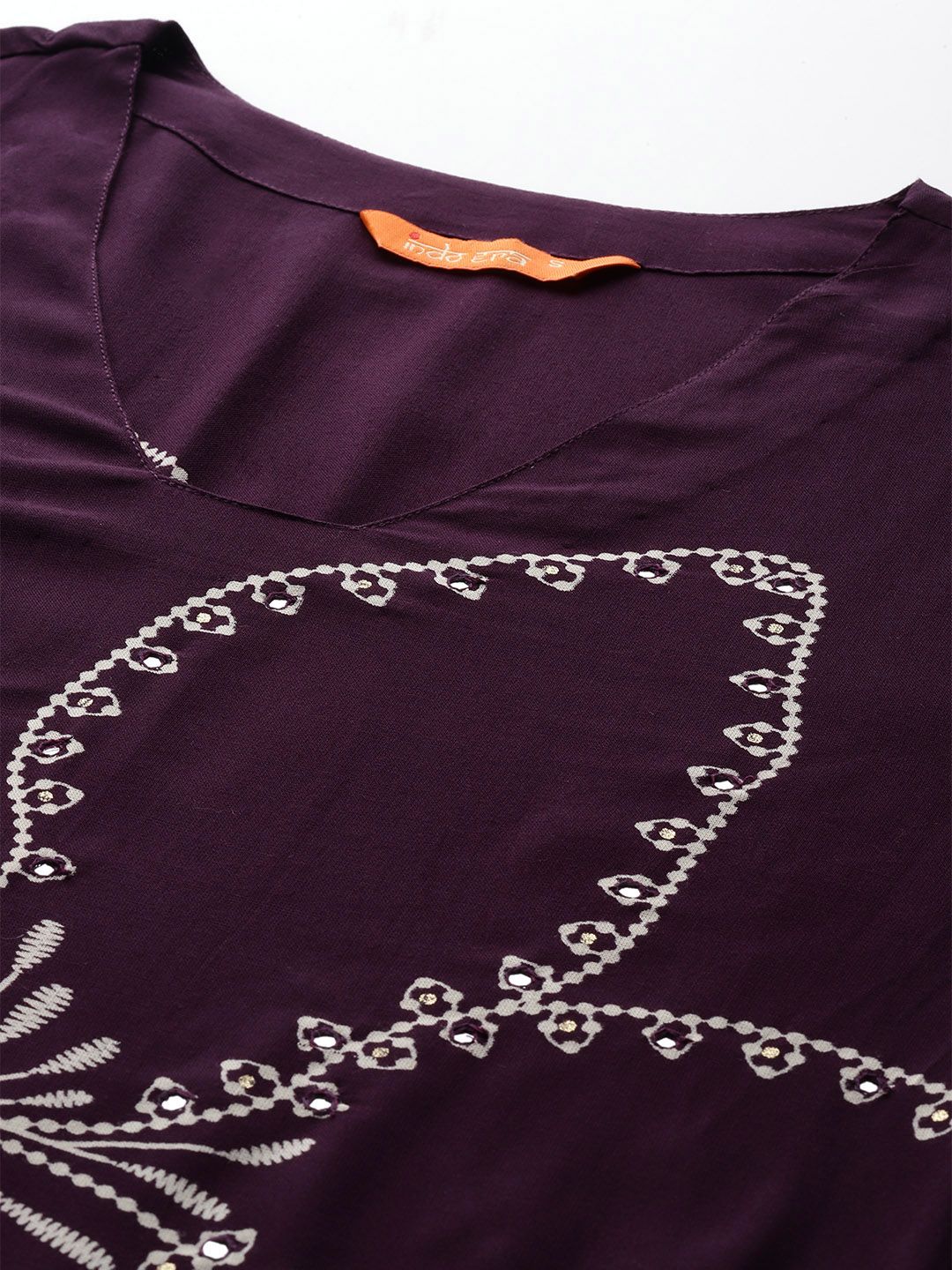 Floral Printed Sequinned Kurta with Palazzos