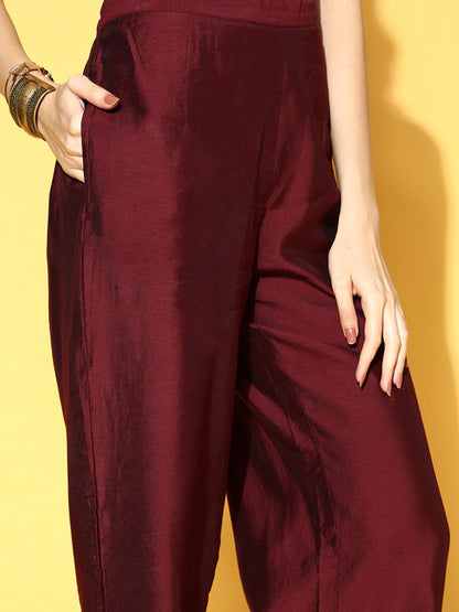 Floral Cotton Blend Kurta Set