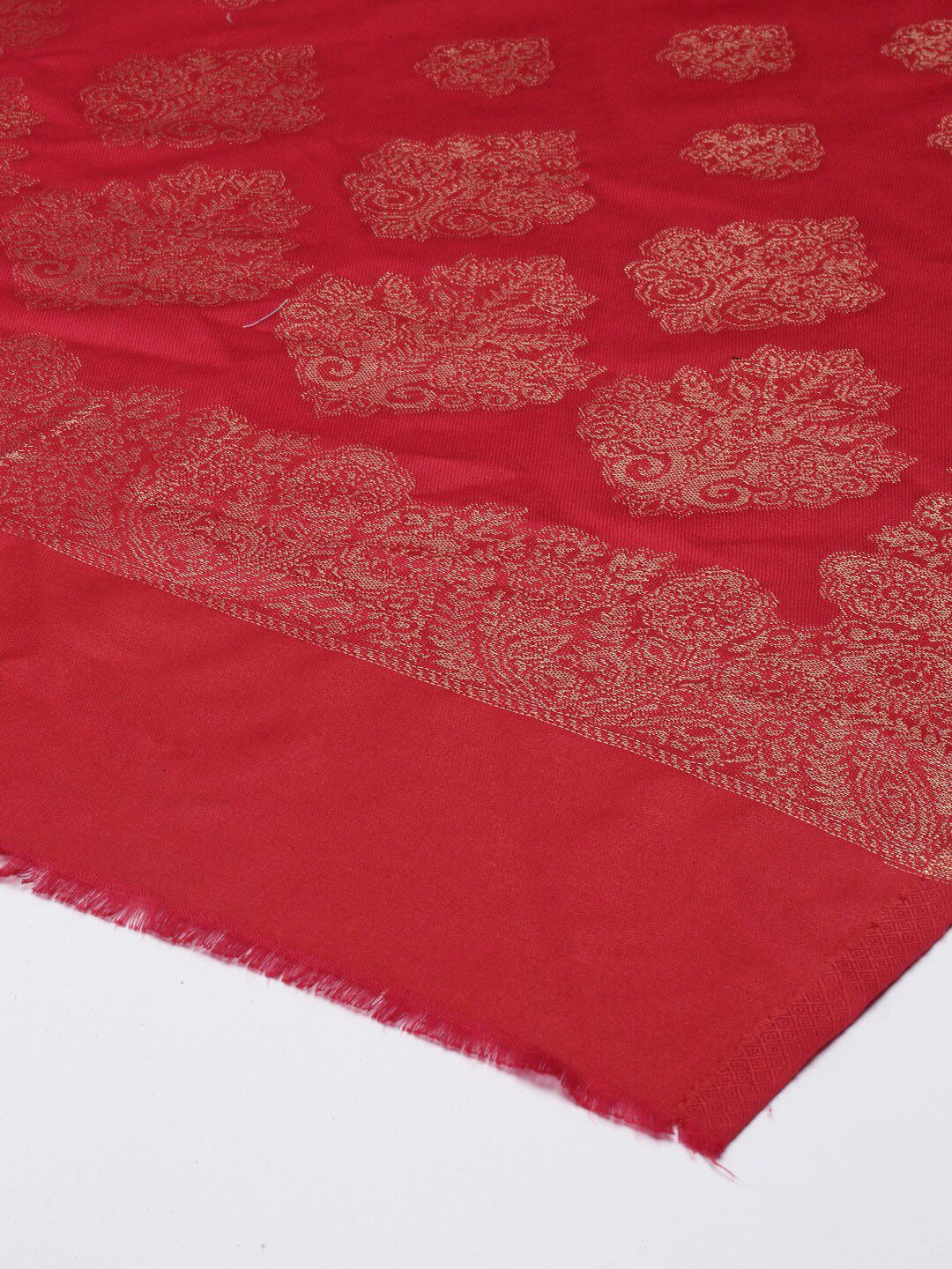 Dhiyona PA Women Red Woven Design Shawl