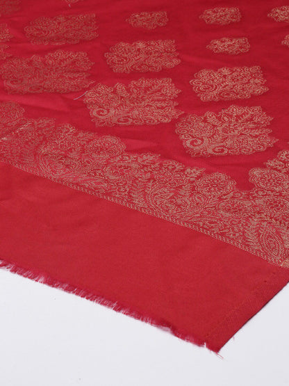 Dhiyona PA Women Red Woven Design Shawl