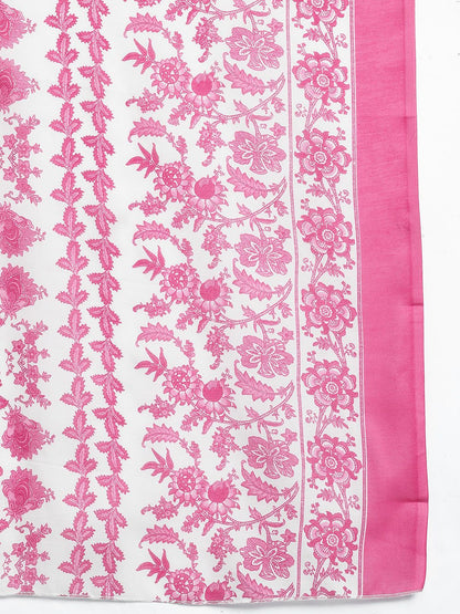 Dhiyona IE Floral Printed Kurta with Trousers & Dupatta