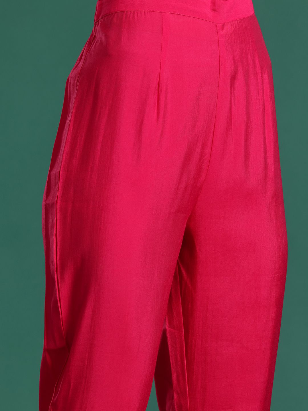 Ethnic Motifs Embroidered Regular Kurta with Trousers