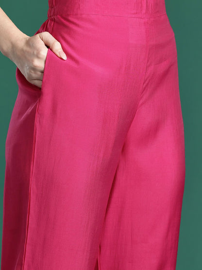 Dhiyona IE Ethnic Motifs Embroidered Kurta with Trousers & Dupatta