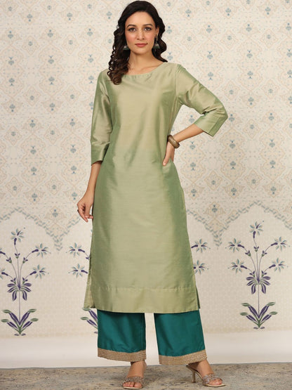Dhiyona OD  Round Neck Kurta With Palazzos