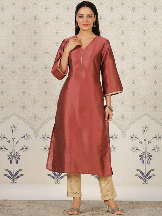 Dhiyona OD  Flared Sleeves Straight Kurta