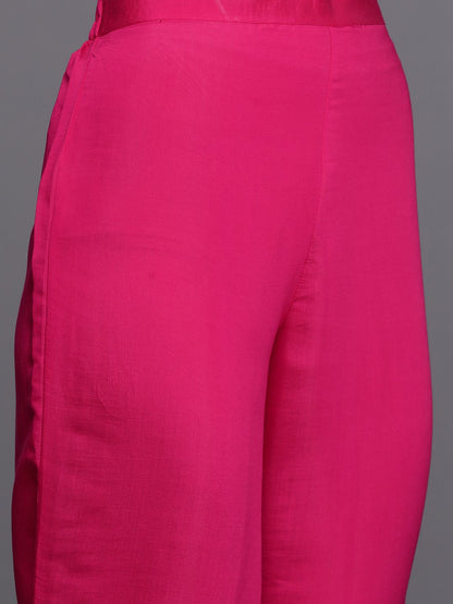 Dhiyona IE Ethnic Motifs Embroidered Panelled Gotta Patti Kurta with Trousers & With Dupatta