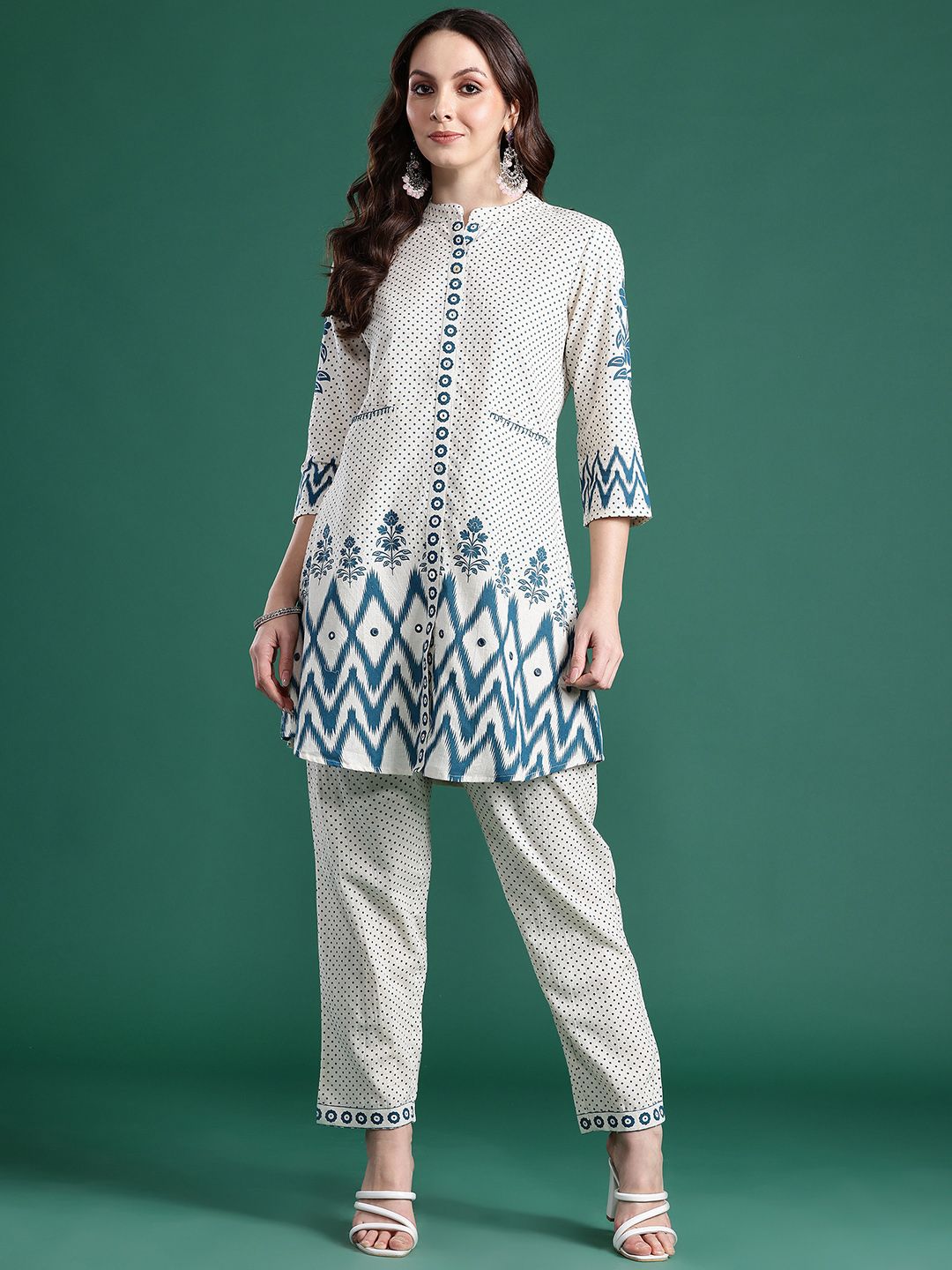 Printed Kurta with Trousers