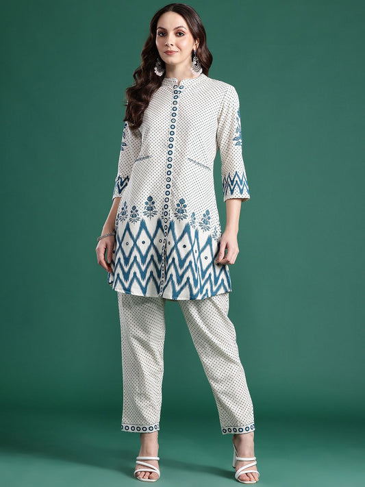 Printed Kurta with Trousers