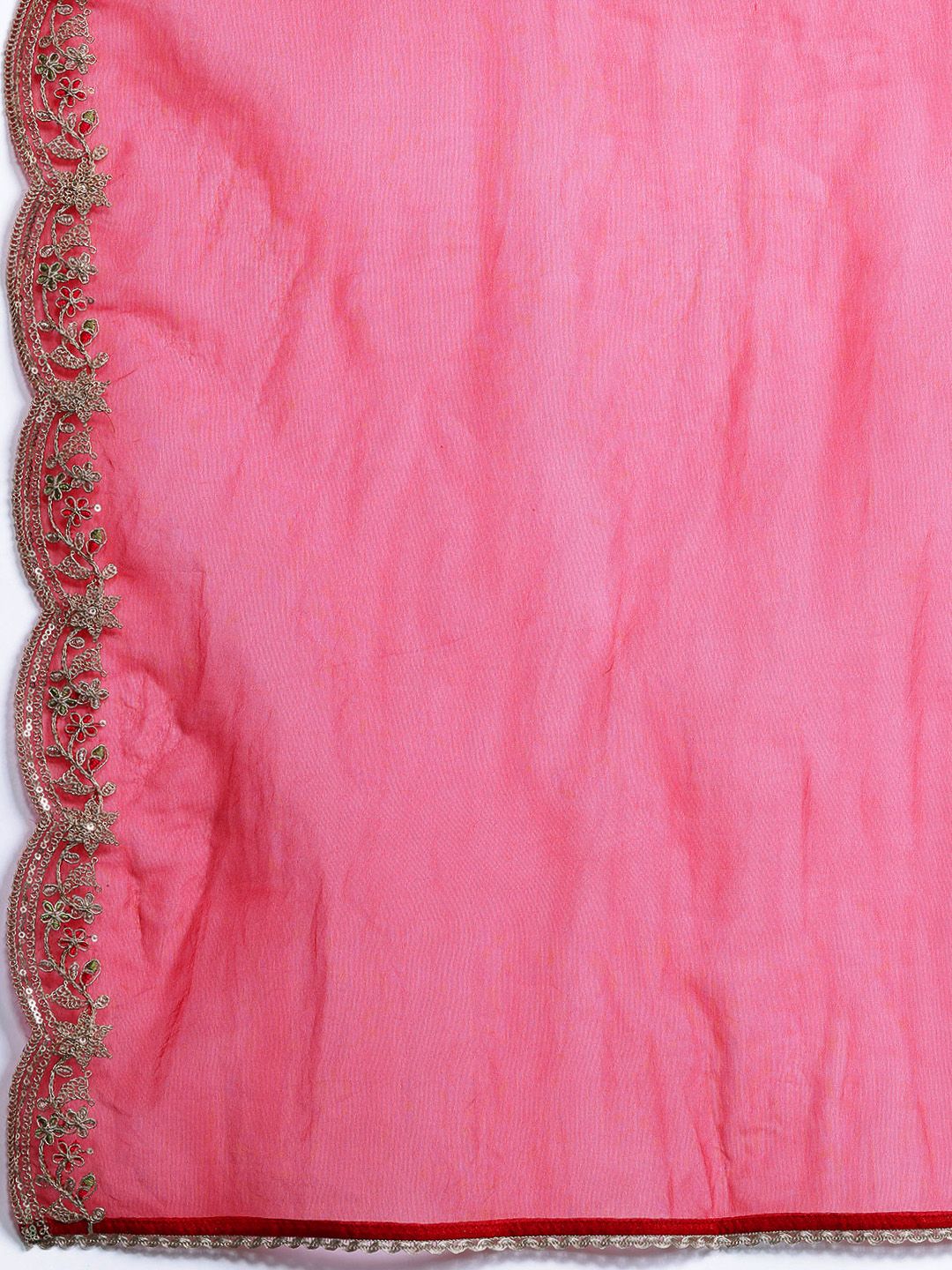 Dhiyona IE Ethnic Motifs Embroidered Velvet Kurta with Trousers & With Dupatta