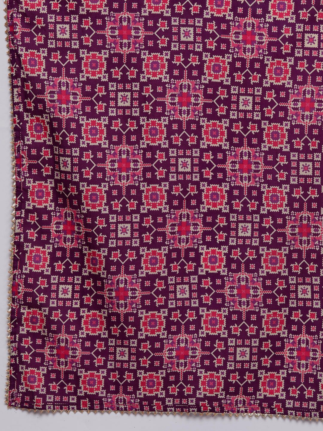 Women Yoke Design Regular Gotta Patti Kurta with Palazzos & With Dupatta