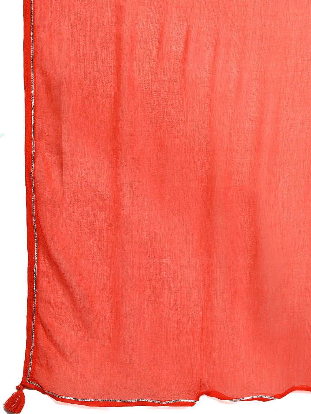 Bandhani Printed Sequined Kurta with Palazzos & Dupatta