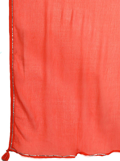 Bandhani Printed Sequined Kurta with Palazzos & Dupatta