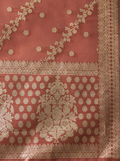 Dhiyona IE Women Ethnic Motifs Regular Kurta with Trousers & Dupatta