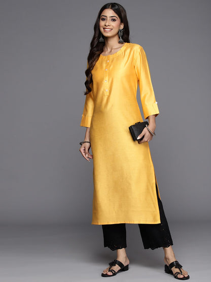 Dhiyona IE Women Striped Liva Kurta