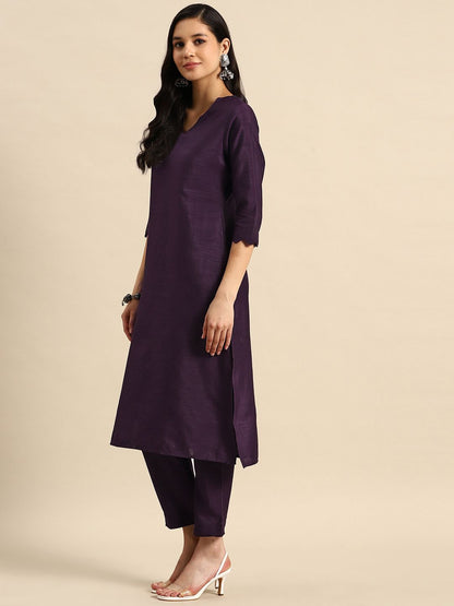 Dhiyona SN Women's Regular Kurta with Trousers & Dupatta