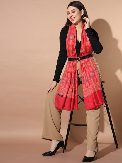 Dhiyona PA Ethnic Motifs Woven Design Jamawar Shawl