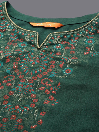 Dhiyona IE Women Ethnic Motifs Printed Cotton Kurta