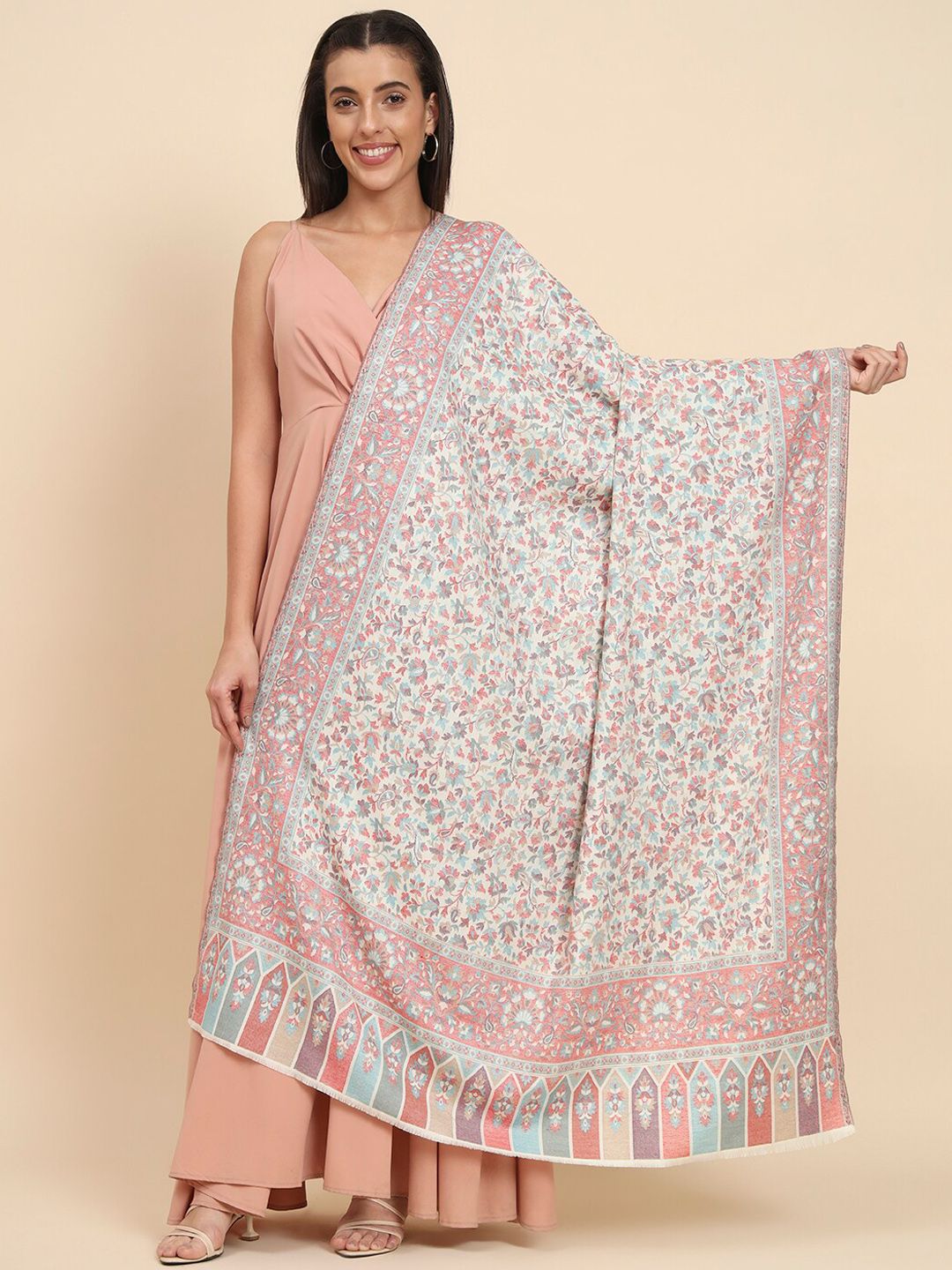 Dhiyona PA Floral Woven Design Shawl